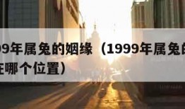 1999年属兔的姻缘（1999年属兔的姻缘在哪个位置）