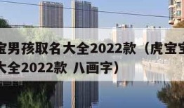 虎宝宝男孩取名大全2022款（虎宝宝男孩取名大全2022款 八画字）